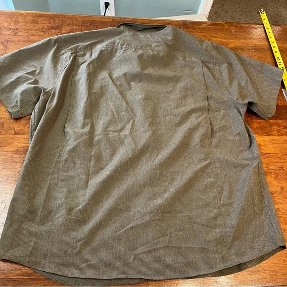 Ridgecut Toughwear men’s button down shirt short sleeveve light mesh size 2XL - Picture 9 of 11